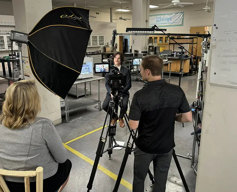 Marketing videography and video shoot
